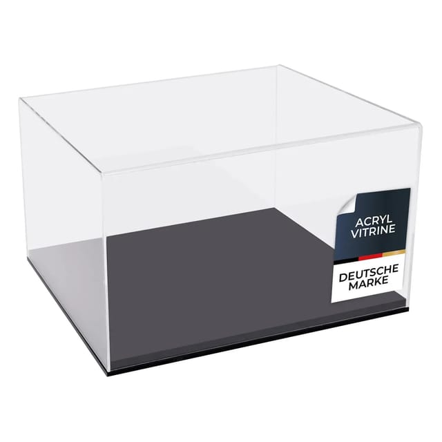 HMF 46806 Acryl Vitrine Schaukasten für Modellautos Figuren 32 x 28 x 20 cm Transparent