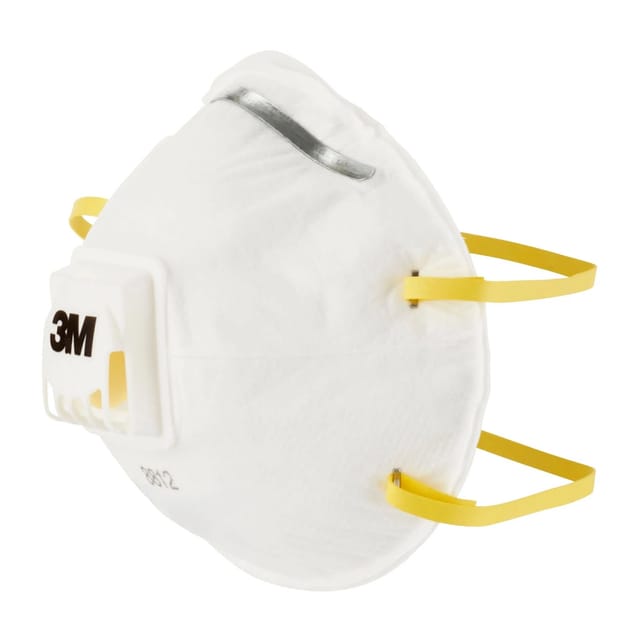 3M Atemschutzmaske mit Cool Flow-Ventil FFP1 Weiß 3er-Pack