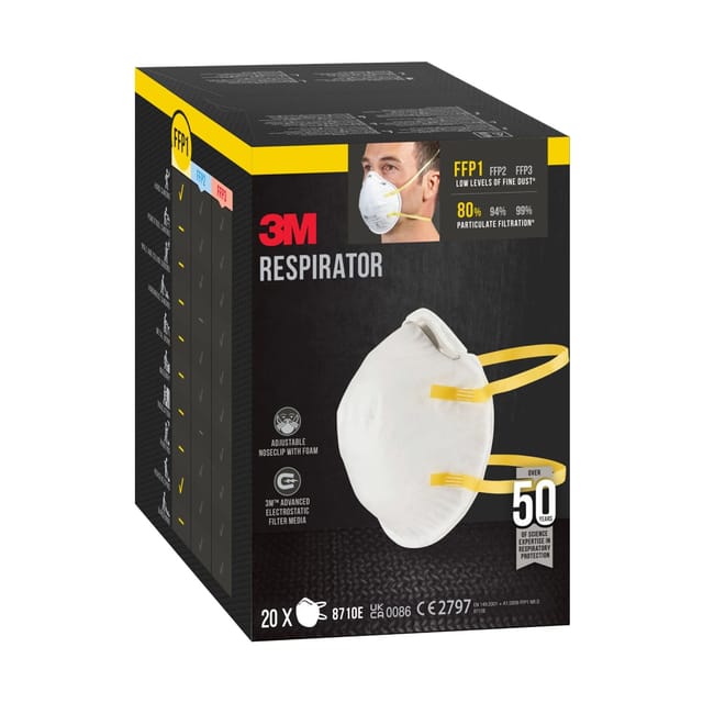 3M Atemschutzmaske ohne Ventil FFP1 20er-Pack
