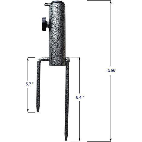 Paar Sonnenschirmheringe, Bodenanker, Sonnenschirme, Strandsonnenschirme, Sandanker, Sonnenschirmstangen, Eisen, Sonnenschirmstützen, Sonnenschirmzubehör, Befestigungen Für Balkon-sonnenschirmstangen,