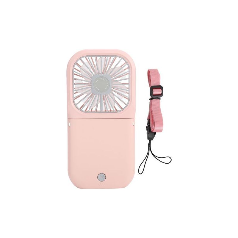 Mini, Faltbar, Tragbar, 3 Geschwindigkeitsstufen, Usb-aufladbar, Geräuscharm, Für Zuhause, Büro Und Outdoor-aktivitäten, Pink