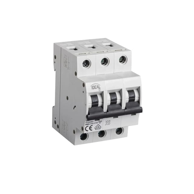Kanlux Sicherung Leitungsschutzschalter 3P KMB6-C10/3, Auslösecharakteristik C