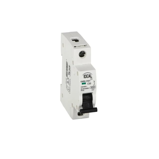Kanlux Sicherung Leitungsschutzschalter 1P KMB6-C50/1, Auslösecharakteristik C