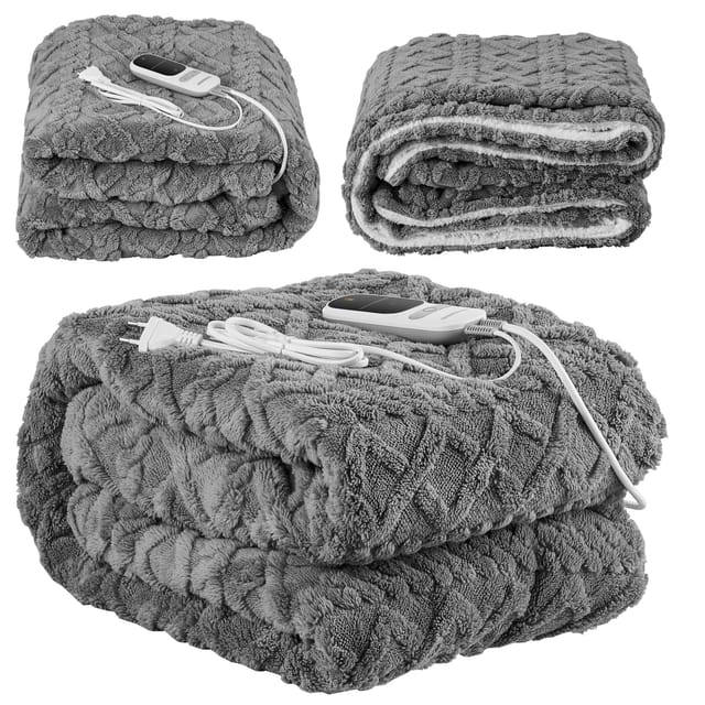 Steinborg SB-9523 Heizdecke mit Timer 9 Temperaturstufen 180x130 cm