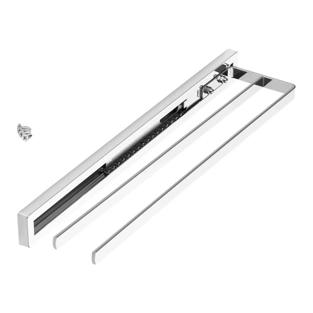 SOTECH Handtuchauszug STYLE 2 Armig Chrom Poliert 415 mm Auszugsweg 300 mm