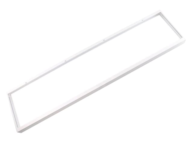 LUXULA Aufbaurahmen für LED-Panel 120x30cm Steckbar Weiß
