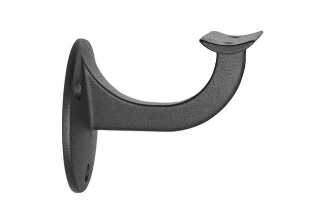 SOTECH Handlaufhalter COMPACT Schwarz Höhe 68 mm Ausladung 65 mm für Handläufe mit Ø 45 mm