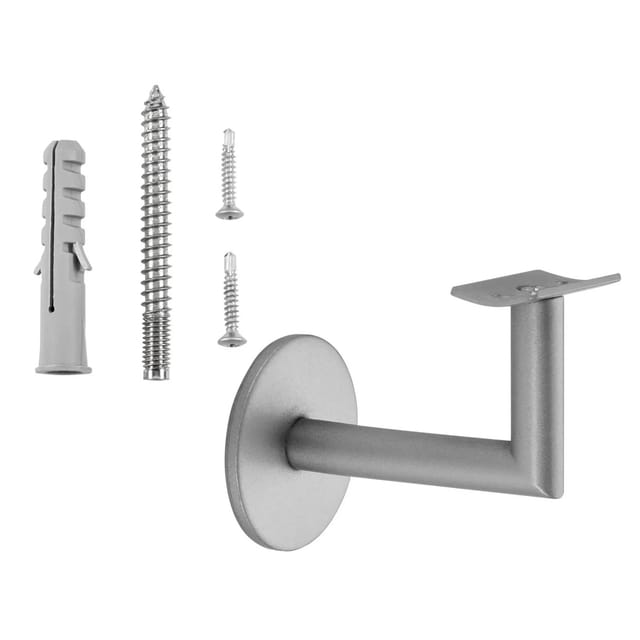 SOTECH Handlaufhalter CLASSIC Silber Höhe 67,8 mm Ausladung 67,5 mm für Handläufe mit Ø 45 mm