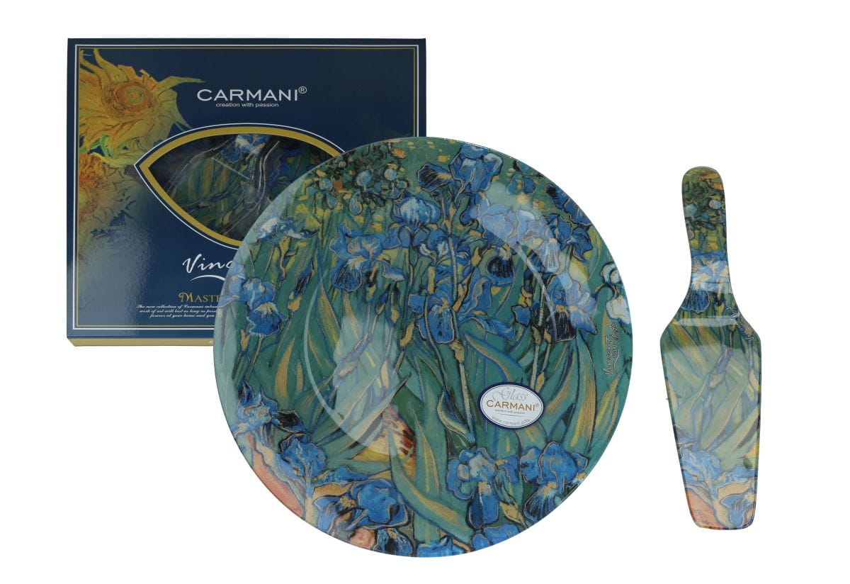 Carmani, Dekorativer Und Funktionaler Teller Mit Spatel - Van Gogh/irysy