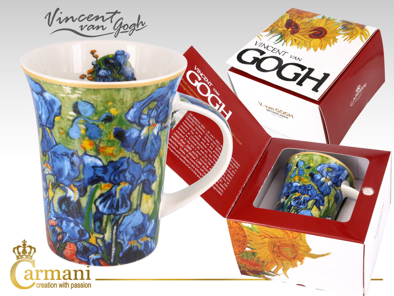 Carmani, Van Gogh Tasse - Iris
