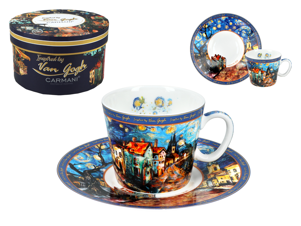 Carmani, 90-ml-espressotassen – Inspiriert Von Einem Gemälde Von Van Gogh