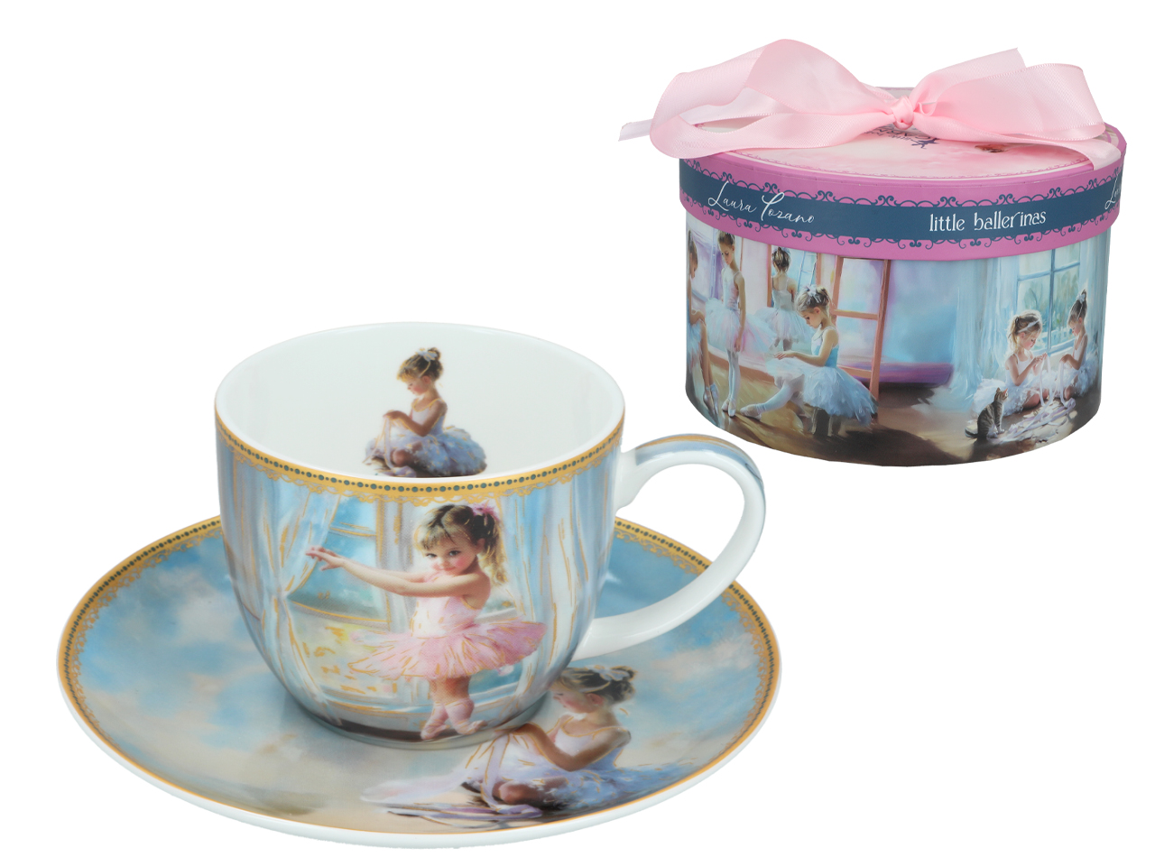 Carmani, 290-ml-tasse Mit Untertasse - Laura Lozano/little Balerines, Kleine Ballerinas
