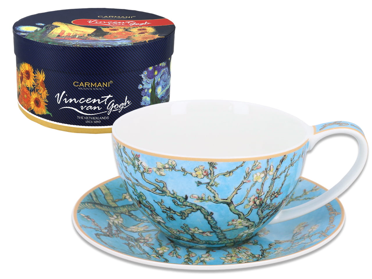 Carmani, Van Gogh Tasse Und Untertasse/mandelblüte