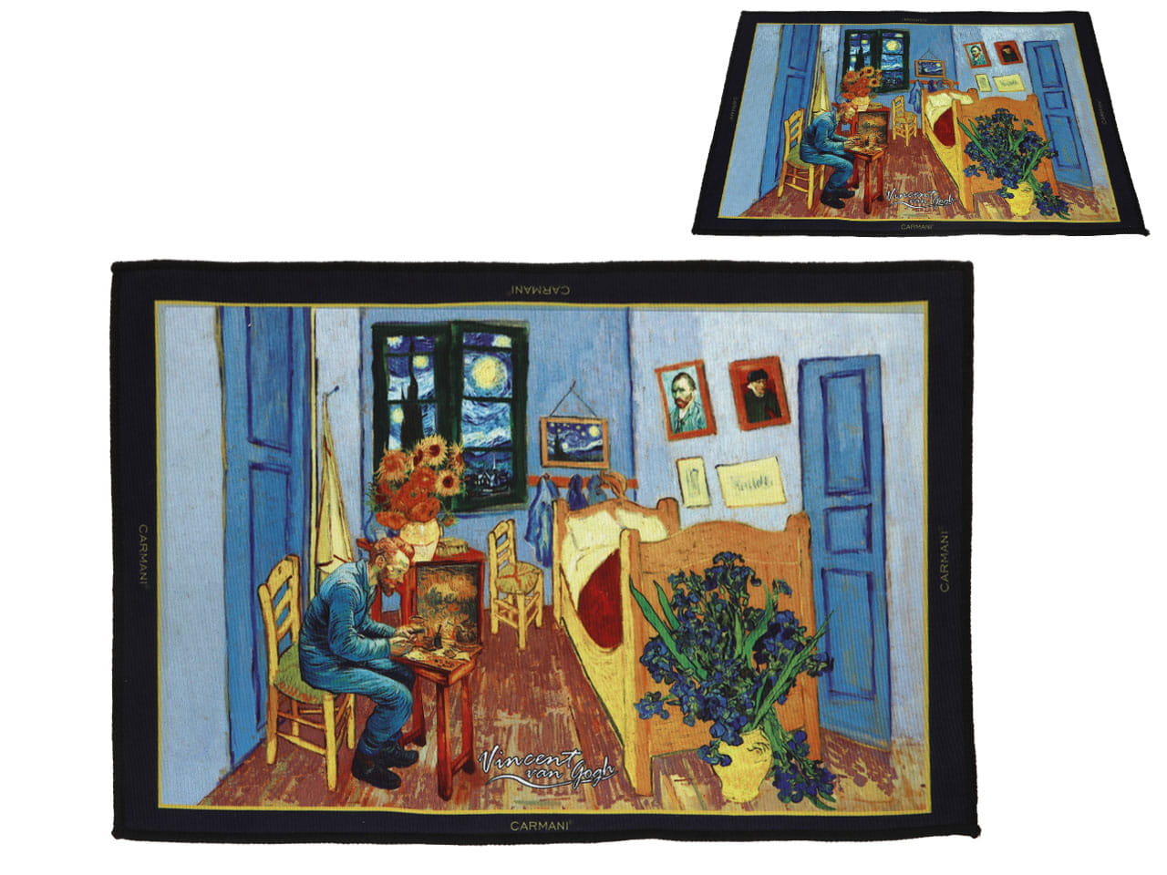 Carmani, Bettvorleger 60x40cm - Van Gogh/zimmer