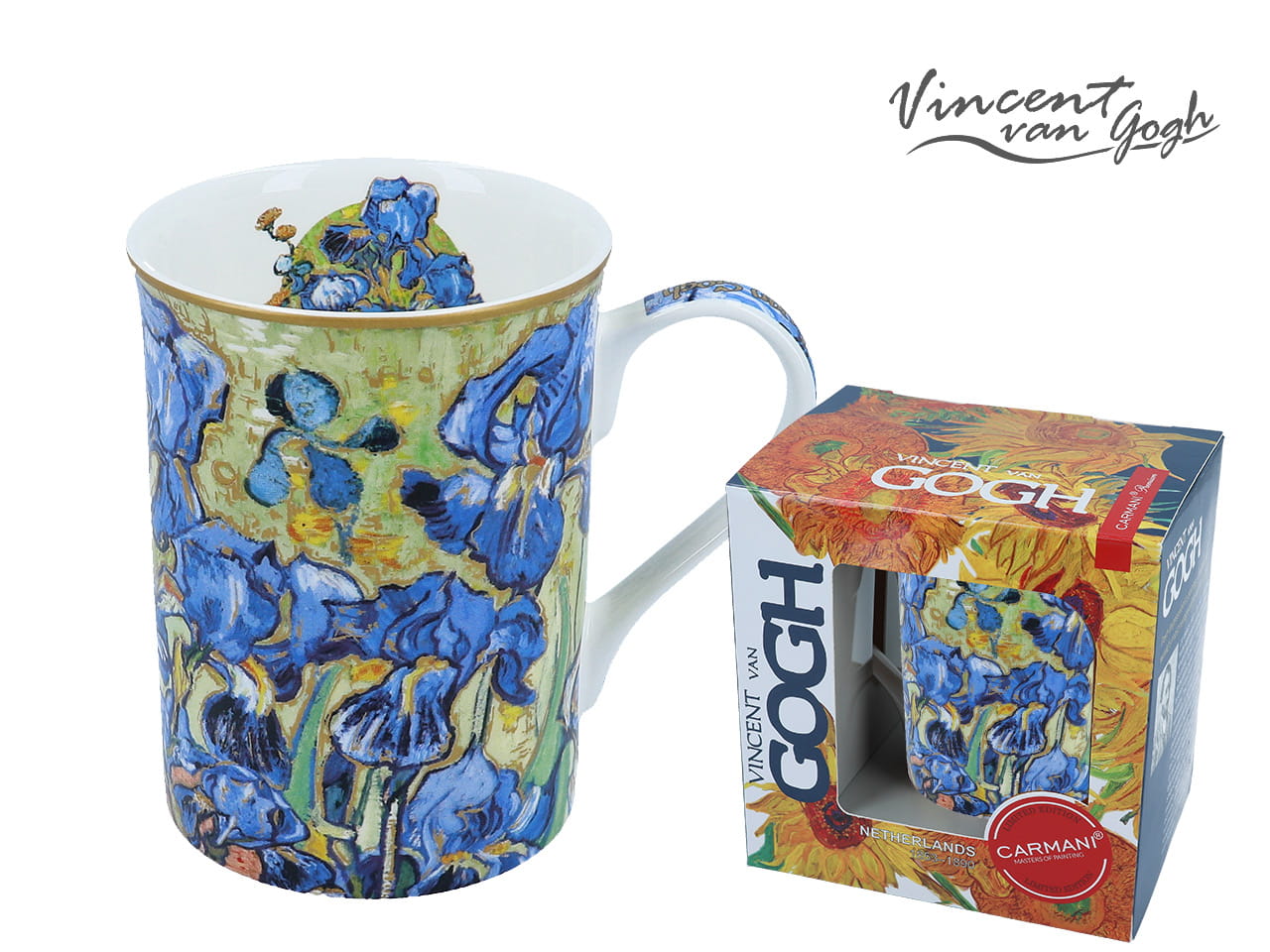 Carmani, Klassischer Van Gogh/iris-becher