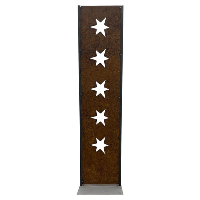ZGM Rost Deko Sternen-Stele