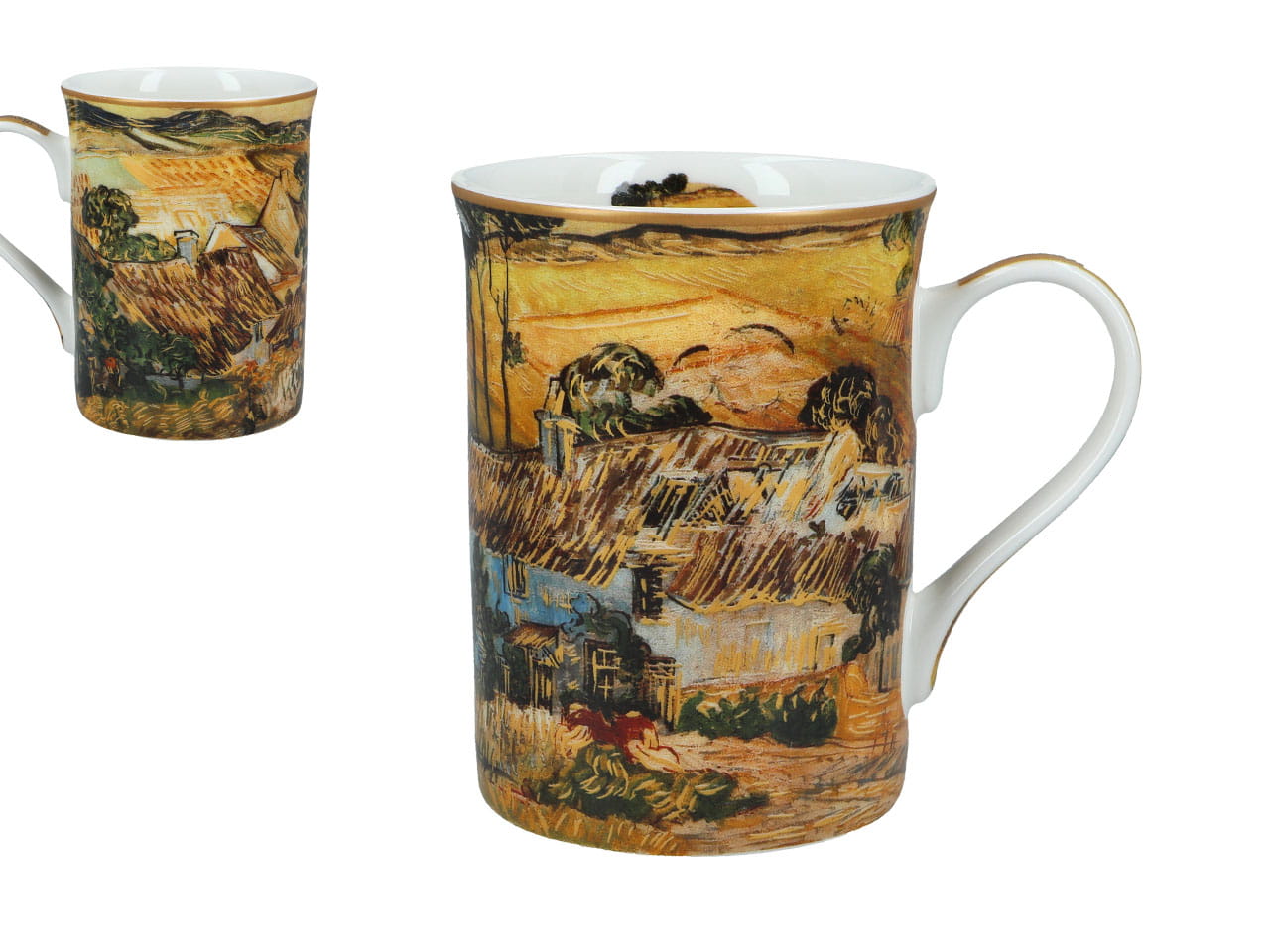 Carmani, Klassische Tasse 360 Ml – Van Gogh/bauernhöfe Bei Auvers