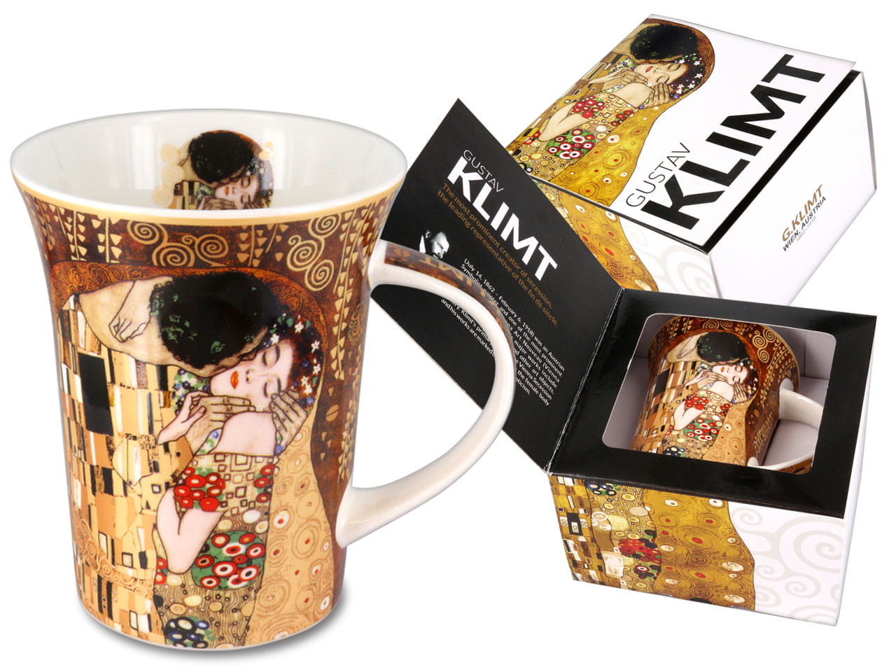 Carmani, Becher – Gustav Klimt, Der Kuss