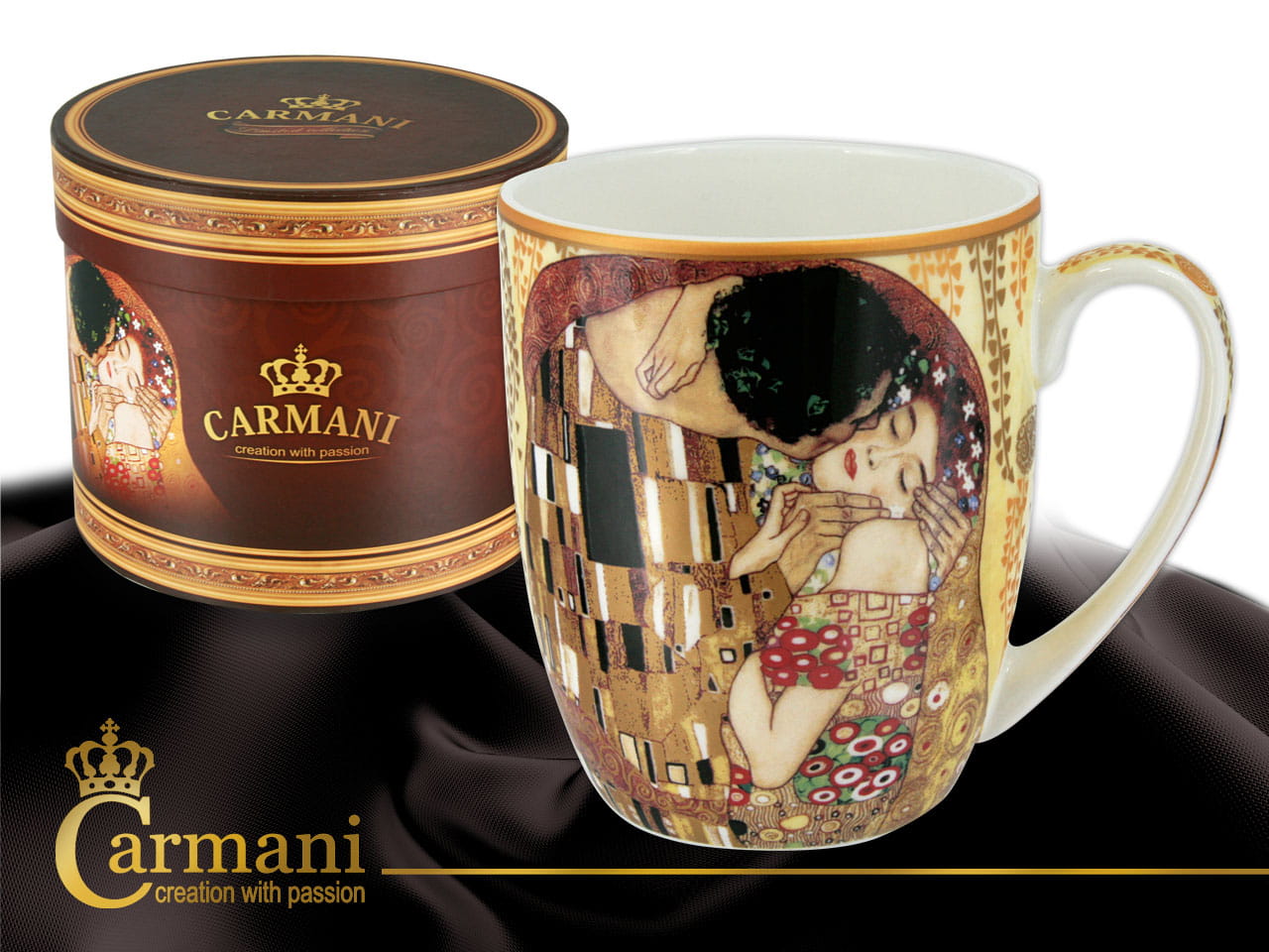 Carmani, Camio Tasse – Gustav Klimt/der Kuss