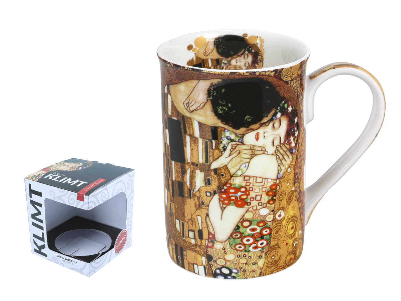 Carmani, Klassische Neue Tasse – G. Klimt – Der Kuss