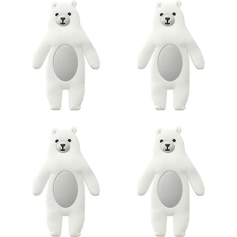 Tier-wandhaken – Wiederverwendbarer, Wasserfester Kleber – Für Kinderzimmer, Küche, Badezimmer – 6er-pack