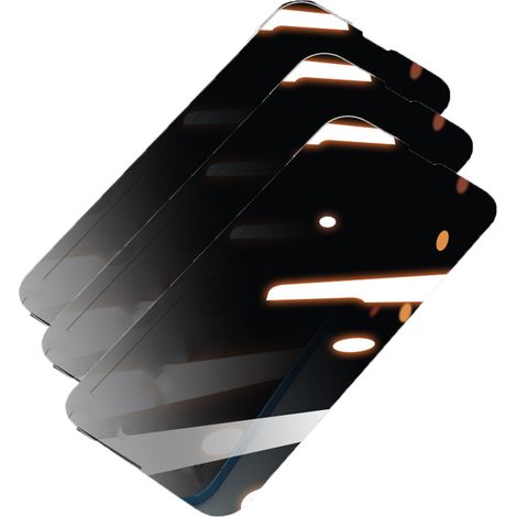 Blickschutzfolie Aus Gehärtetem Glas Für Iphone 14 – Einfache Installation – 3er-pack