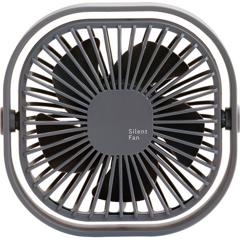 Usb-tischventilator – 360°-drehung – 3 Geschwindigkeitsstufen – Für Büro, Reisen Und Outdoor-aktivitäten – 1 Stück