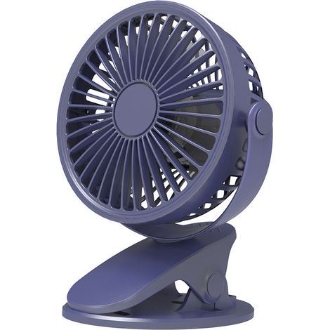 Usb-clip-ventilator – Bürstenloser Gleichstrommotor – 360° Verstellbar – Stabiler Clip Bis 6,35 Cm – Für Büro, Schlafzimmer, Arbeitszimmer – 1 Stück