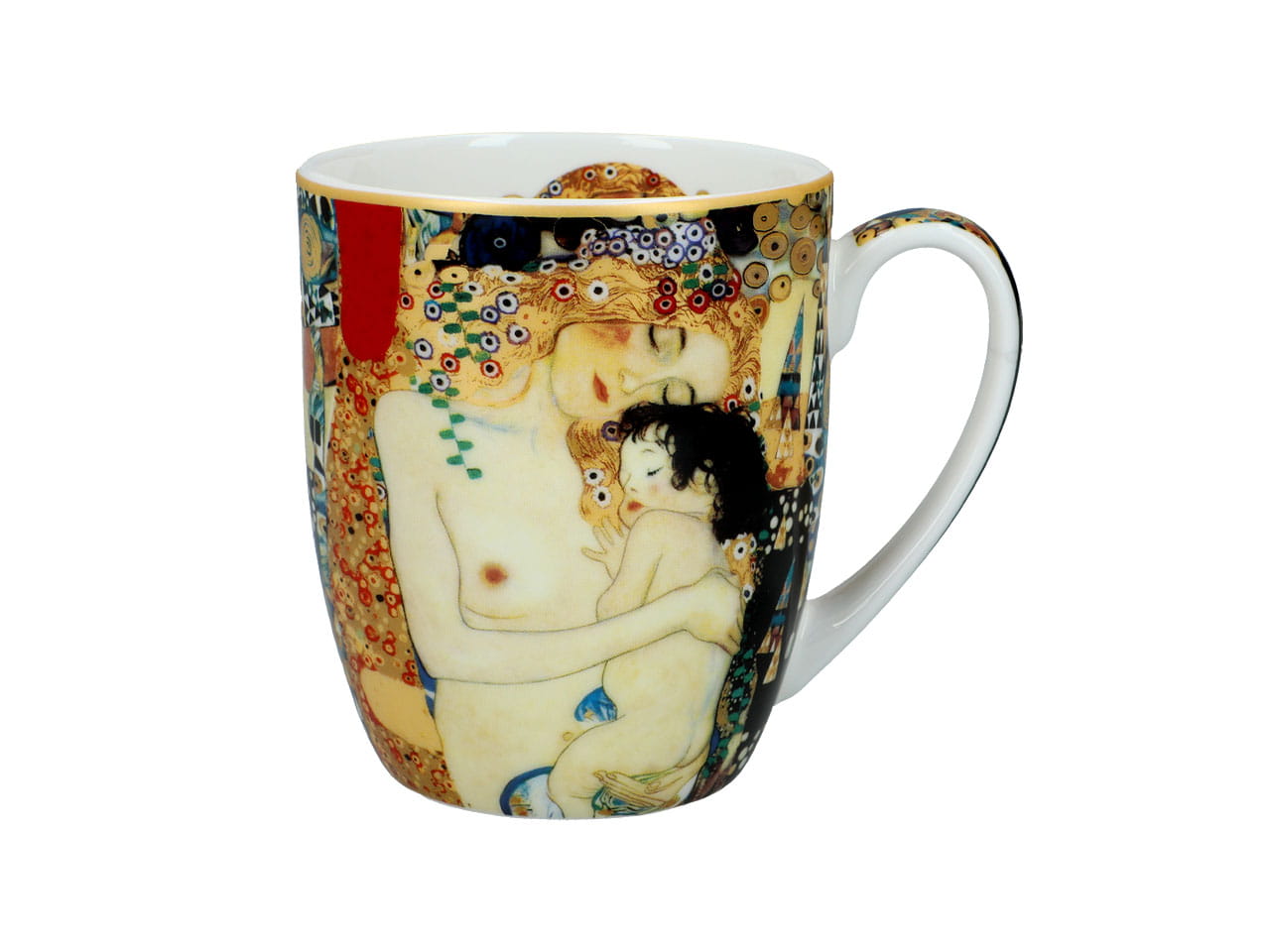 Carmani, Porzellantasse T. Camio 380ml - Klimt/mutterschaft