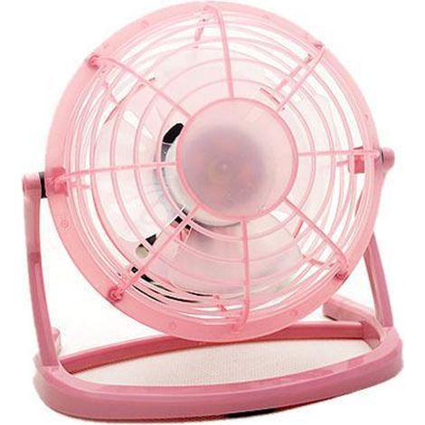 Tischventilator – 15 Cm – Metallgehäuse – Usb-anschluss – 360° Verstellbarer Neigungswinkel – 1 Stück