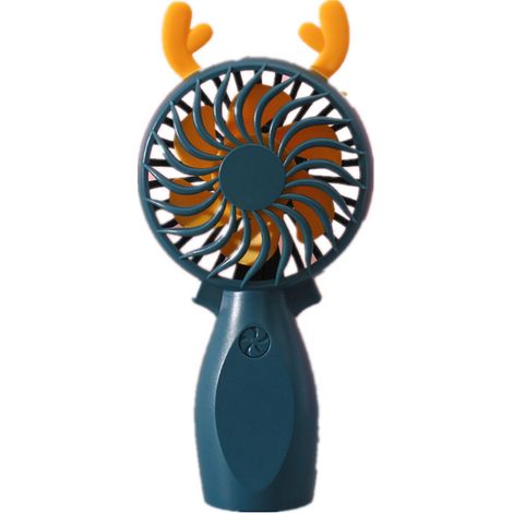 Tragbarer Ventilator – Mini-tischventilator – Welpenform – Bürstenloser Motor – 3 Geschwindigkeitsstufen – Usb-aufladbar – Für Kinder, Reisen, Büro, Innenräume – 1 Stück