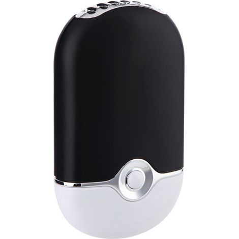 Tragbarer Usb-ventilator Ohne Rotorblätter – Verdunstungskühlung Mit Integriertem Schwamm – Akkubetrieben – Für Wimpern – 1 Stück