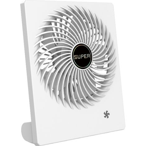 Tischventilator – Wiederaufladbar – 3 Geschwindigkeitsstufen – 180° Neigung – Extrem Leise – Tragbar – 1 Stück