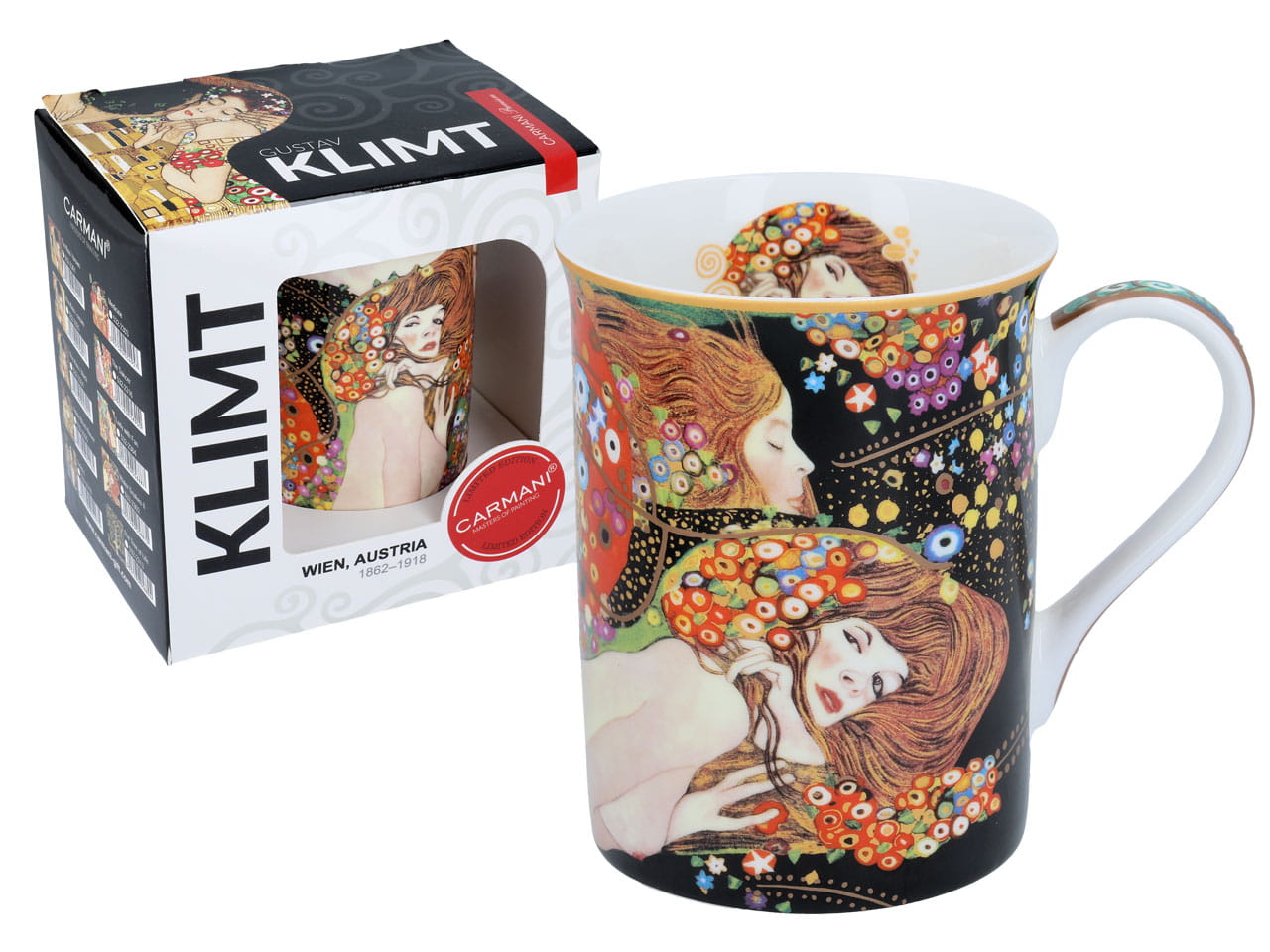 Carmani, Klassischer Gustav Klimt/schlangen-becher