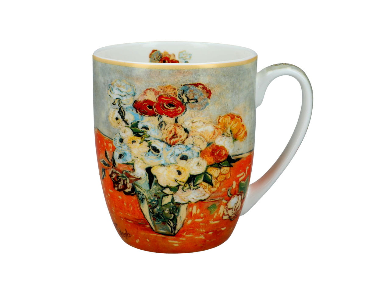 Carmani Porzellanbecher T. Camio 380ml - Van Gogh/rosen