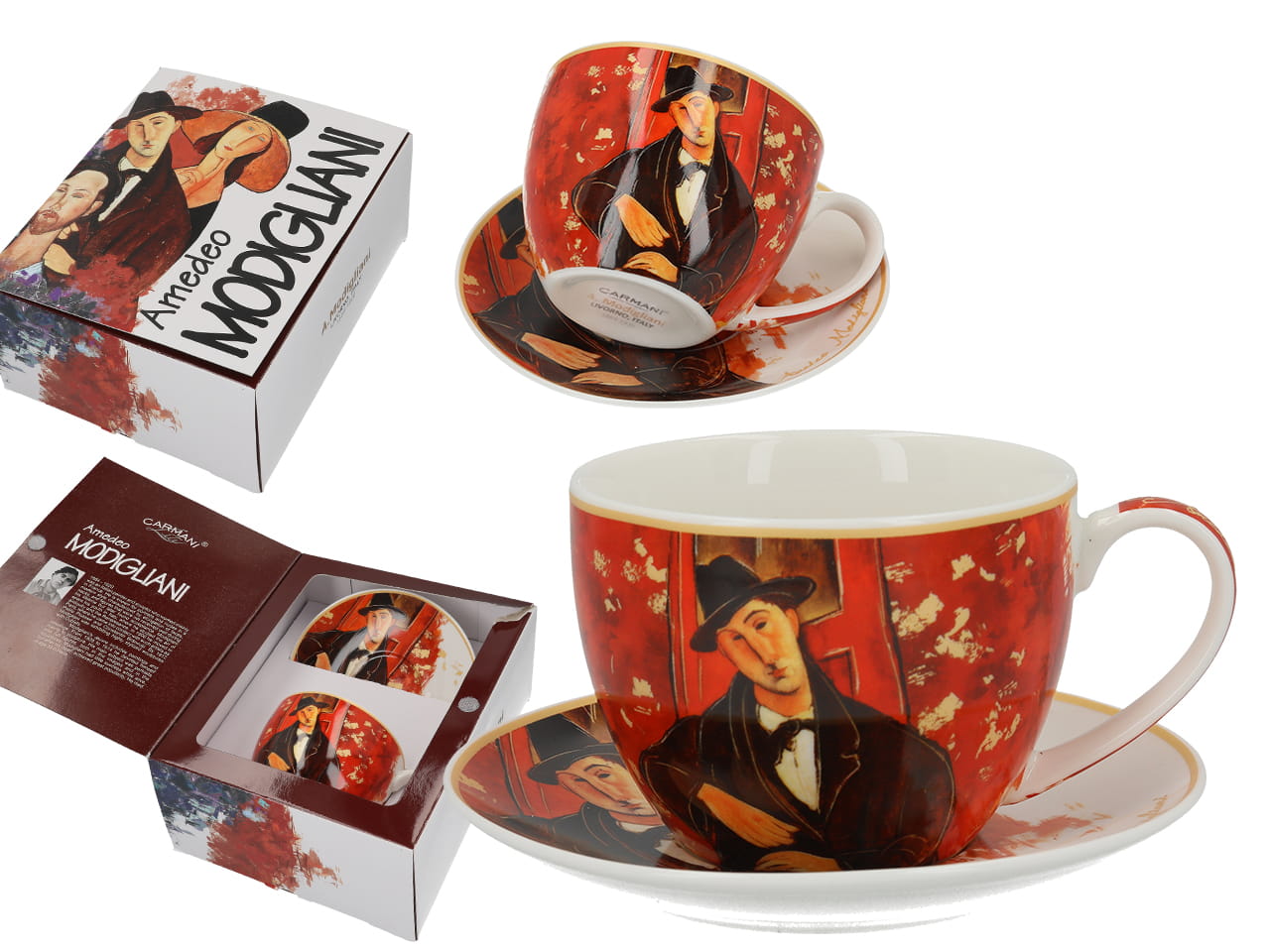 Carmani, Tasse Und Untertasse Von A. Modigliani