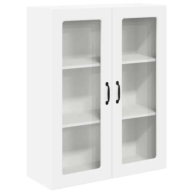 vidaXL Küchenwandschrank mit Regal Weiß 80 x 31 x 100 cm Holzwerkstoff 884804