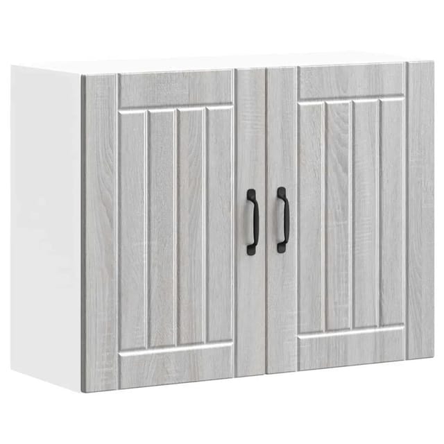 vidaXL Küchen-Hängeschrank Lucca Grau Sonoma Holzwerkstoff 853833