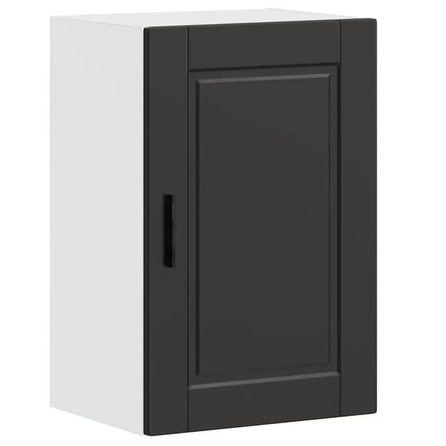 vidaXL Küchen-Hängeschrank Porto Schwarz Holzwerkstoff 854028