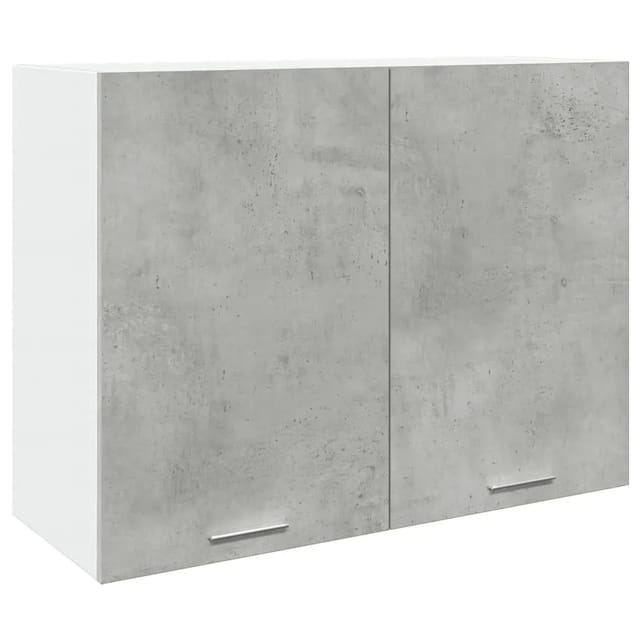 vidaXL Hängeschrank Lyon Betongrau 80x31x60 cm Holzwerkstoff 856109