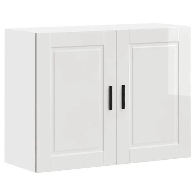 vidaXL Küchen-Hängeschrank Porto Hochglanz-Weiß Holzwerkstoff 854069