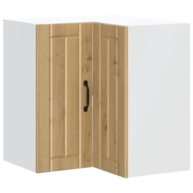 vidaXL Küchen-Eckhängeschrank Lucca Artisan-Eiche Holzwerkstoff 853866