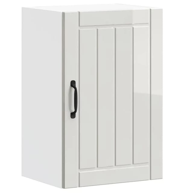 vidaXL Küchen-Hängeschrank Lucca Hochglanz-Weiß Holzwerkstoff 853789