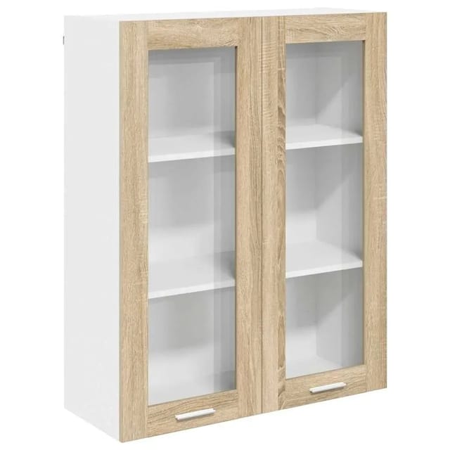 vidaXL Hängeschrank Riga Sonoma-Eiche 80 x 31 x 100 cm Holzwerkstoff 884396