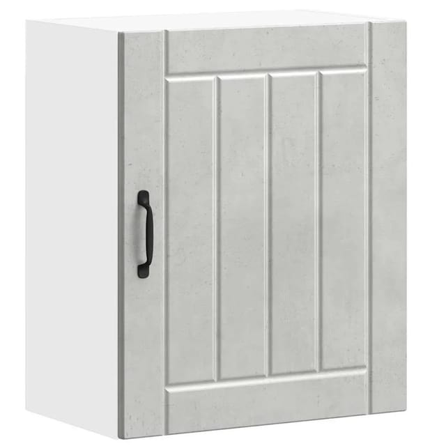 vidaXL Küchen-Hängeschrank Lucca Betongrau Holzwerkstoff 853805