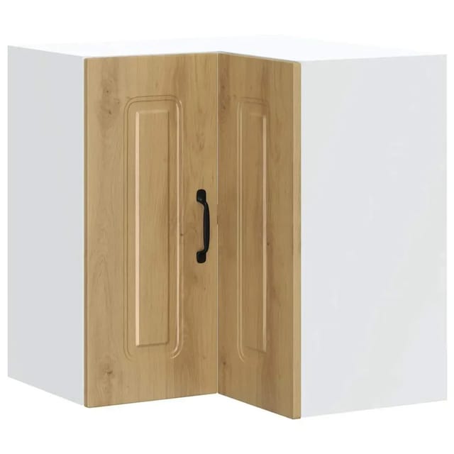 vidaXL Küchen-Eckhängeschrank Kalmar Artisan-Eiche Holzwerkstoff 853626