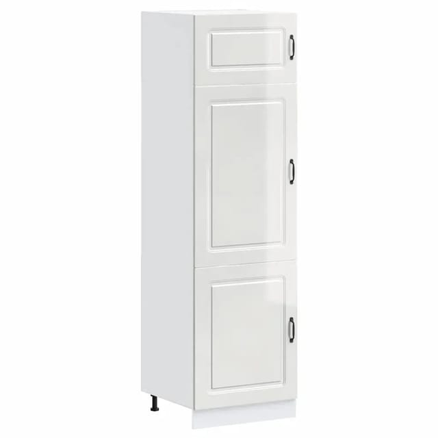 vidaXL Küchenschrank Kalmar Hochglanz-Weiß Holzwerkstoff 853629