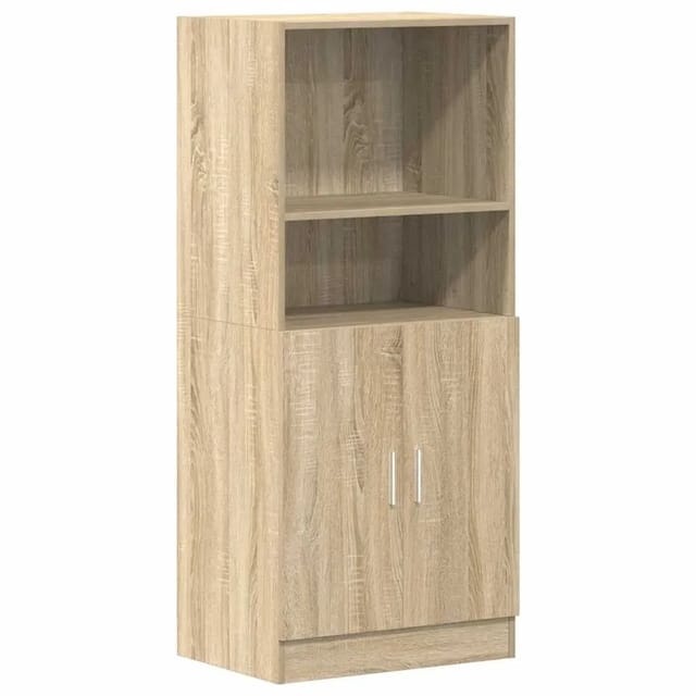vidaXL Küchenschrank Sonoma-Eiche 57x41,5x131,5 cm Holzwerkstoff 860123