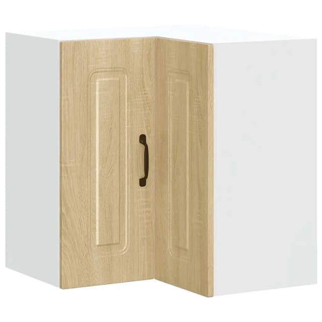vidaXL Küchen-Eckhängeschrank Kalmar Sonoma-Eiche Holzwerkstoff 853620