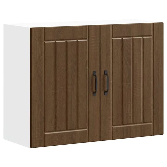 vidaXL Küchen-Hängeschrank Lucca Braun Eichen-Optik Holzwerkstoff 853834